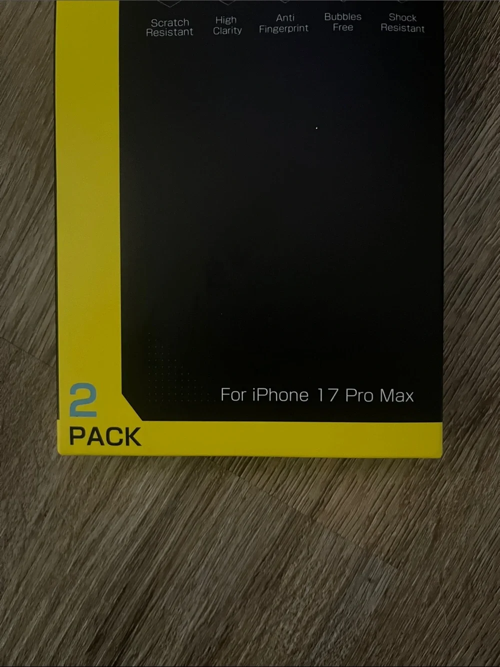 Never Break Screen Protector – iPhone 17 Pro Max (2 Pack)
